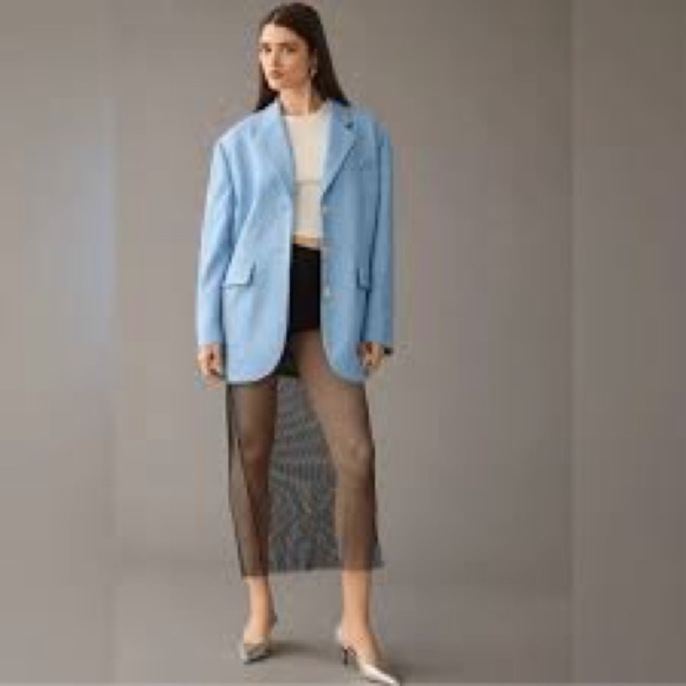 Anthropologie Light Blue Women's Blazer